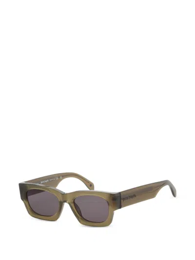 Palm Angels Bodie Sunglasses In Green