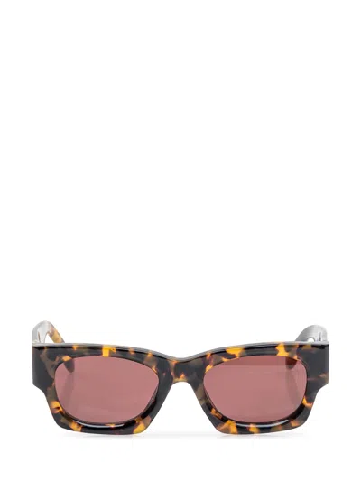 Palm Angels Bodie Sunglasses In Havana Brown