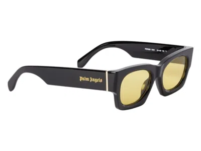 Pre-owned Palm Angels Bodie Sunglasses In Black Yellow Bodie Black (peri089f24pla0011018)