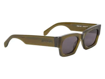 Pre-owned Palm Angels Bodie Sunglasses In Trasparent Green Dark (peri089f24pla0015907)