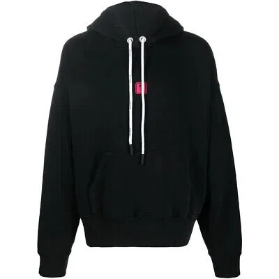 Pre-owned Palm Angels Bold Angels Pxp Logo Black Hoodie