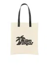 PALM ANGELS COTTON CANVAS SHOPPING BAG