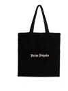Palm Angels Rectangular Tote Bag Logo Design In Black