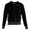 Palm Angels Bomber In Black Velvet In Black