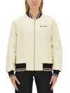 Palm Angels Bomber Jacket In Beige