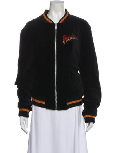 Pre-owned Palm Angels Bomber Jacket In Black