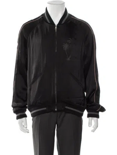 Pre-owned Palm Angels Bomber Jacket In Gray