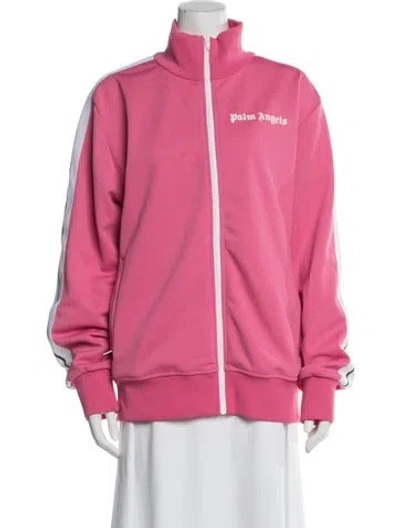 Pre-owned Palm Angels Bomber Jacket In Pink
