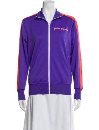 Pre-owned Palm Angels Bomber Jacket In Purple