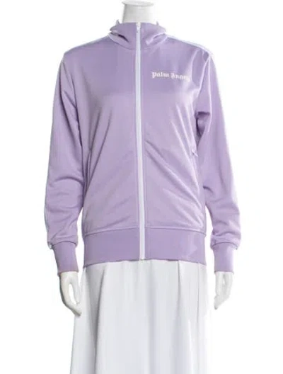 Pre-owned Palm Angels Bomber Jacket In Purple