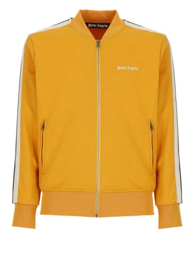 Palm Angels Bomber With Logo In Orange