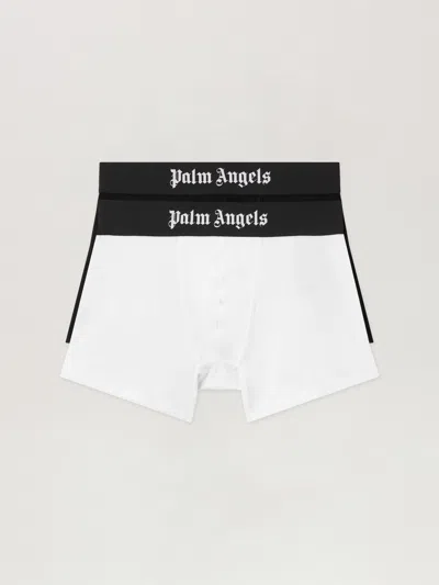 Palm Angels Boxer Bipack In White