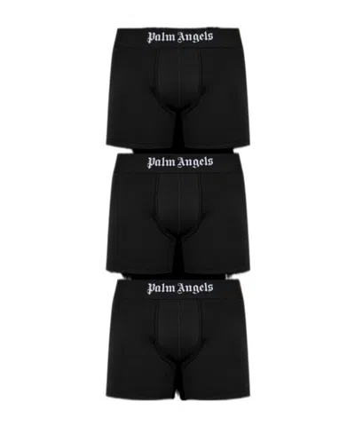 Palm Angels Boxer Brief Set In Black