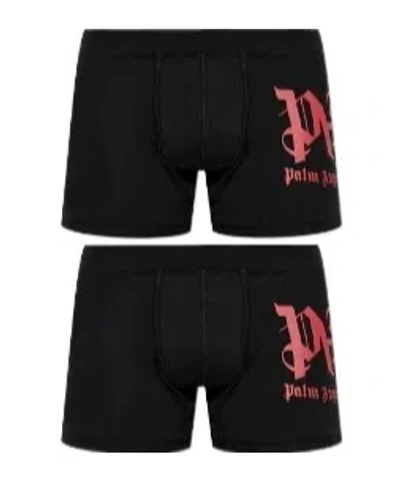 Palm Angels Boxer Brief Set In Black
