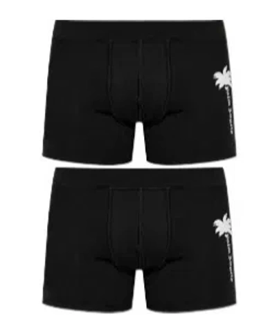 Palm Angels Boxer Brief Set In Black