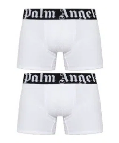 Palm Angels Boxer Brief Set In White