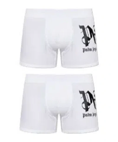 Palm Angels Boxer Brief Set In White
