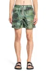 Palm Angels Seasonal Camo-print Swim Shorts In Multicolor