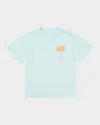 PALM ANGELS BOY'S LOGO-PRINT PALM TREE GRAPHIC T-SHIRT