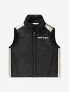 Palm Angels Boys Logo Light Puffer Vest In Multicoloured