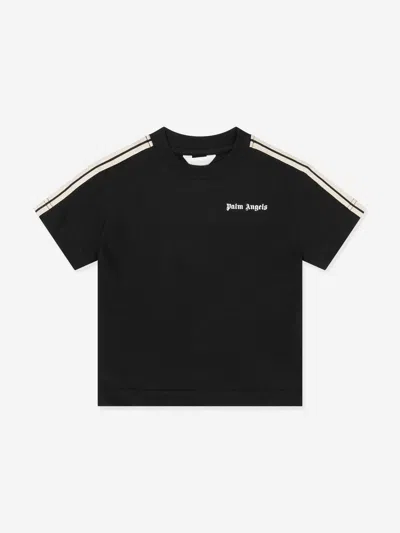 Palm Angels Babies'  Boys Minitrack Regular T-shirt In Black