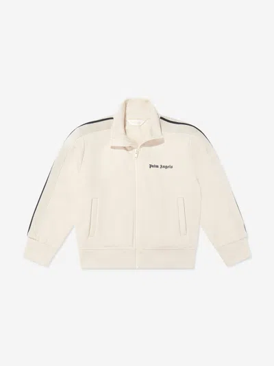 Palm Angels Kids'  Boys Track Jacket In Neutral