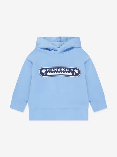 Palm Angels Babies' Boys Waves Hoodie In Blue ModeSens
