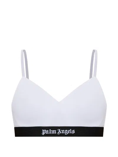 Palm Angels Bra With Logo In White