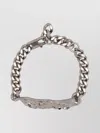 Palm Angels Silver Melted Chain Bracelet