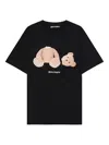 Palm Angels Broken Bear Graphic T-shirt In Black