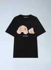 Palm Angels Broken Bear Graphic T-shirt In Black