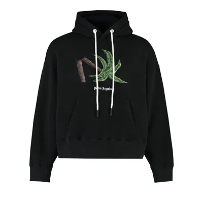 Pre-owned Palm Angels Broken Palm Hoodie 'black'