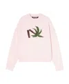 Palm Angels Logo Sweatshirt In Pink