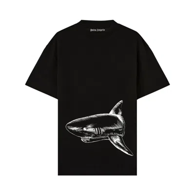 Pre-owned Palm Angels Broken Shark Classic Tee 'black'