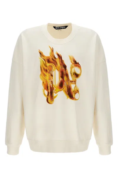 PALM ANGELS PALM ANGELS 'BURNING MONOGRAM' SWEATSHIRT