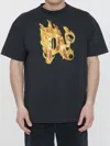 Palm Angels "burning Monogram T In Multi