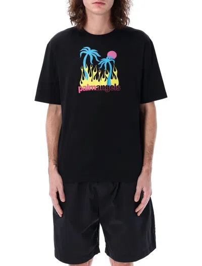 PALM ANGELS PALM ANGELS BURNING OASI T-SHIRT