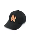 Palm Angels Burning Monogram-embroidered Baseball Cap
