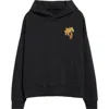 Palm Angels Sweatshirt In Black Gold