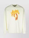 Palm Angels Burning Monogram Print Sweatshirt