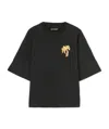 Palm Angels 'burning Palm Oversized T In Black