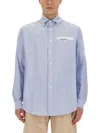 Palm Angels Button-down Collar Cotton Shirt