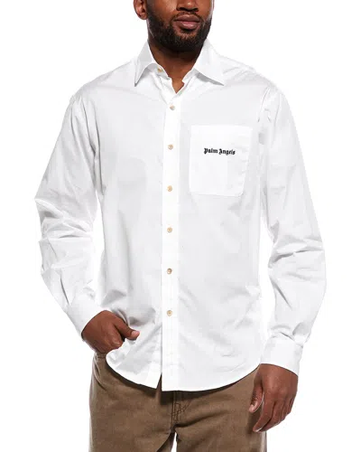 Palm Angels Button Shirt In White