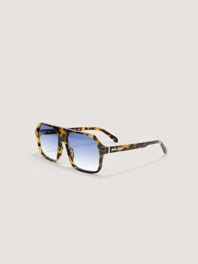 Palm Angels Camino Sunglasses In Shiny Havana