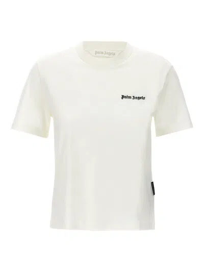 Palm Angels Classic Logo T-shirt In White