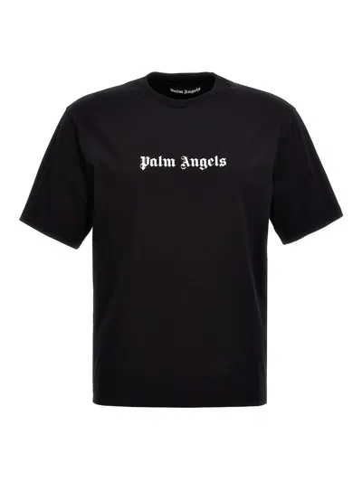Palm Angels Black Cotton T-shirt
