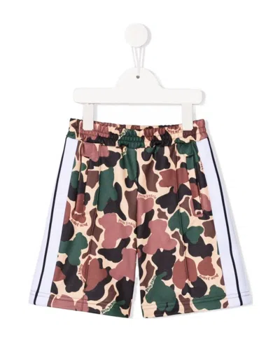 Palm Angels Camouflage-print Shorts In Multicolor