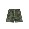 Palm Angels Camouflage Printed Swimming Trunks