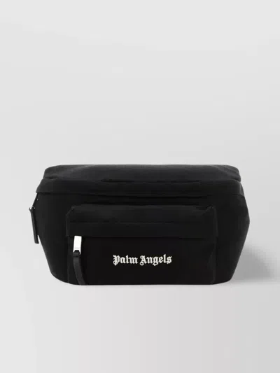 Palm Angels Canvas Cordura Belt Bag With Zip Pocket
