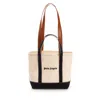 Palm Angels Bag In Cotton Canvas In White